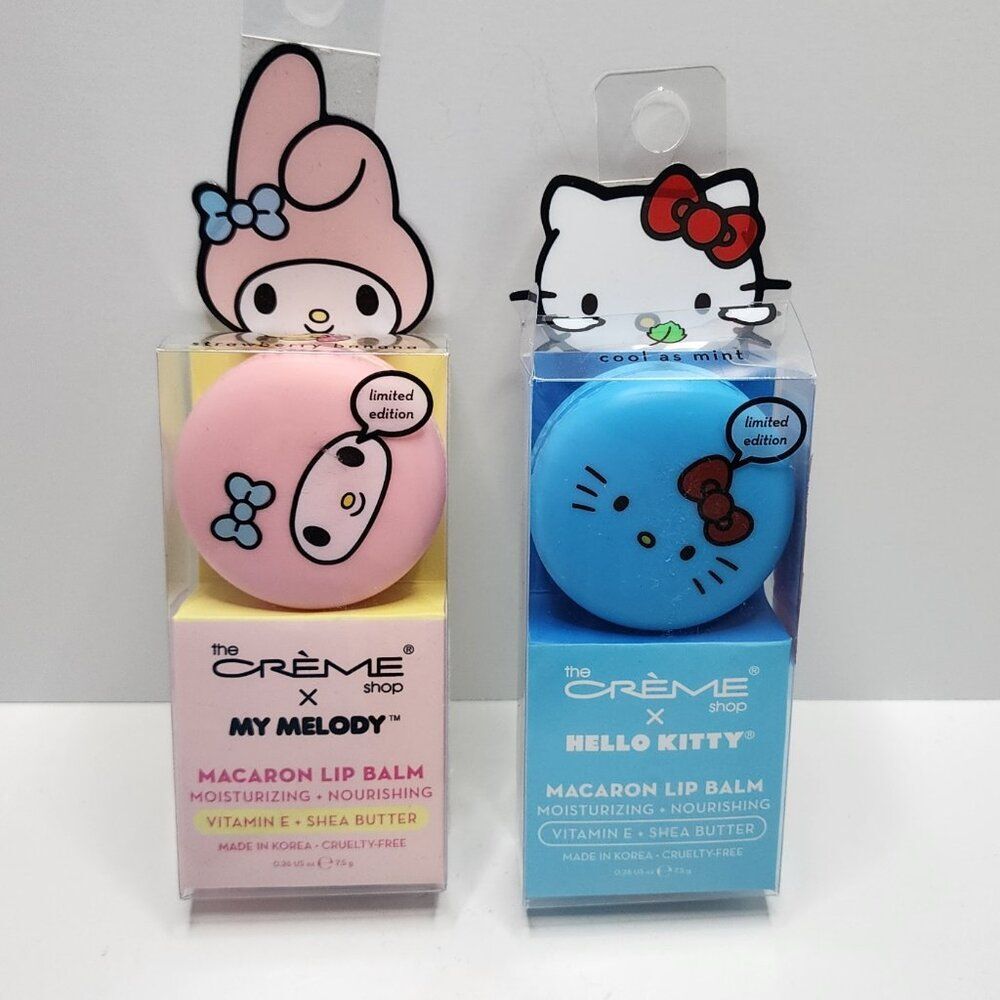 My Melody Hello Kitty Lip Balm | Strawberry Banana | Cool Mint Limited Edition